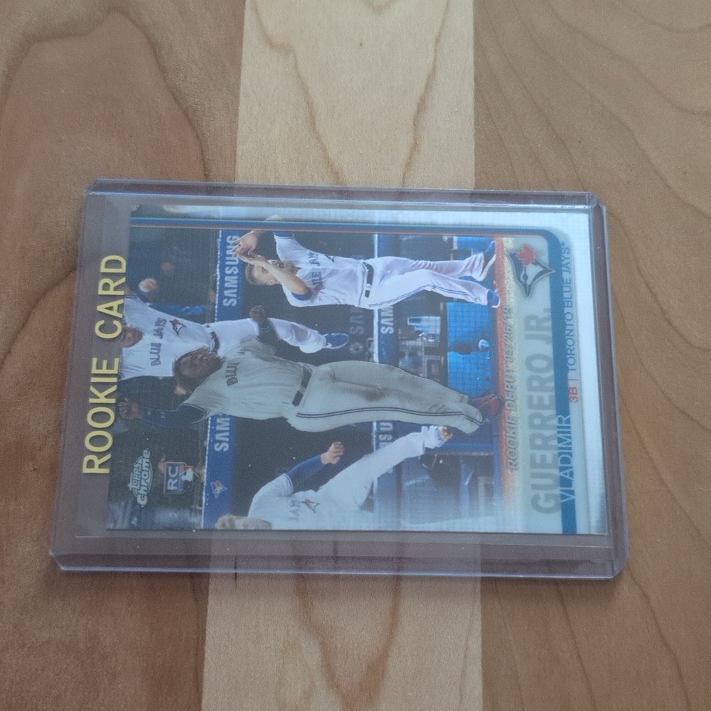 2019 Topps Chrome Vladimir Guerrero Jr Rookie Debut Blue Jays